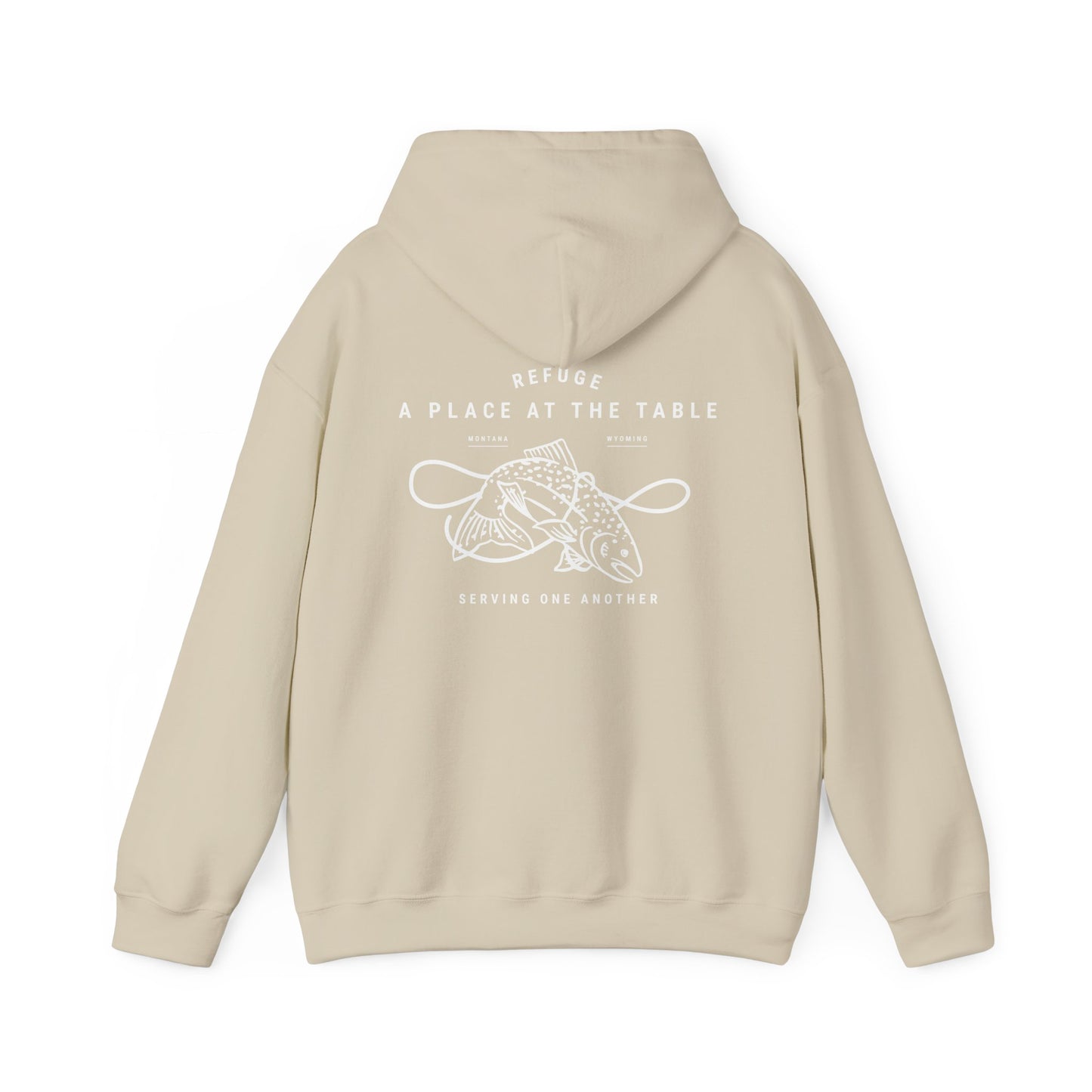TROUT AT THE TABLE COWBOY X REFUGE CLASSIC HOODIE