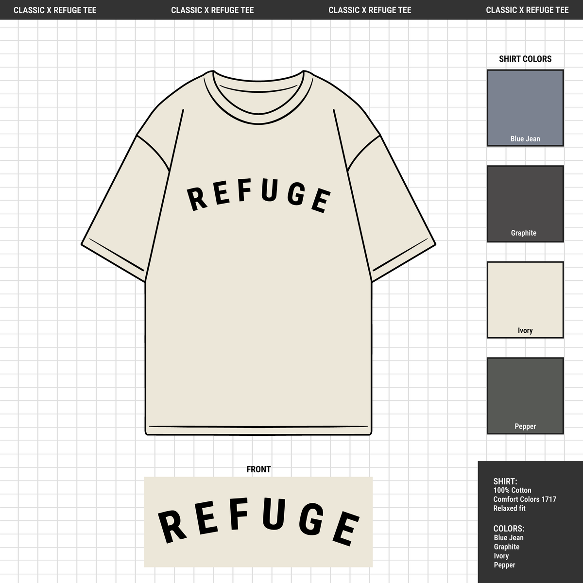 CLASSIC X REFUGE TEE