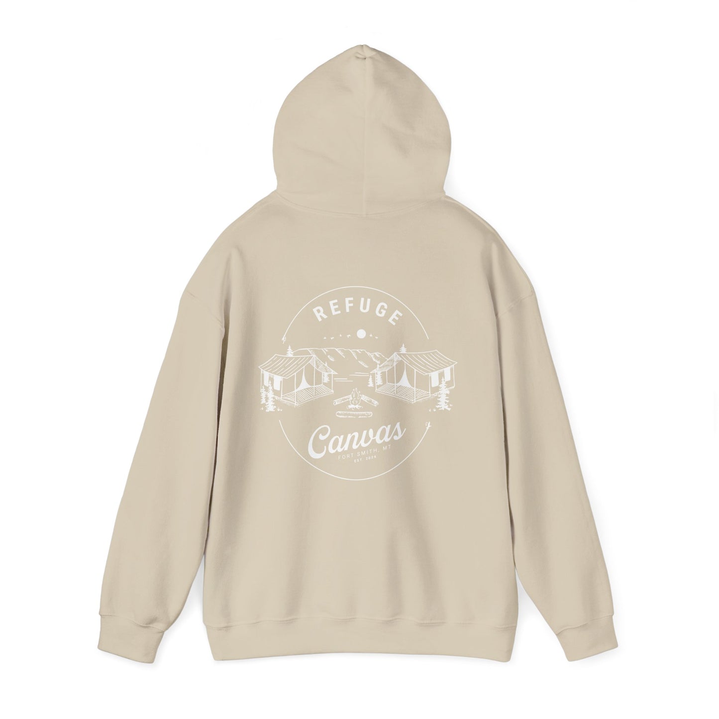CANVAS X REFUGE DIAMOND HOODIE
