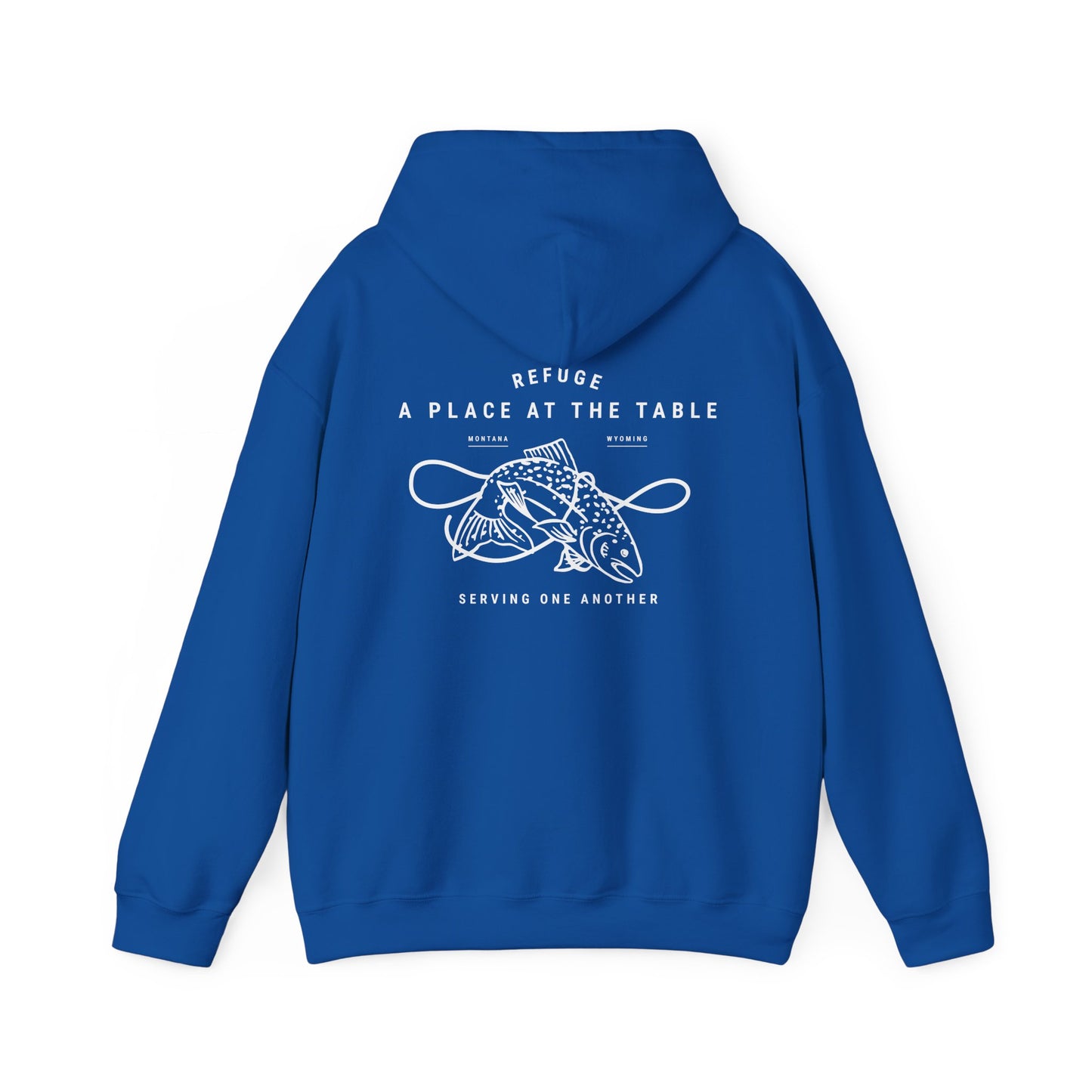 TROUT AT THE TABLE COWBOY X REFUGE CLASSIC HOODIE