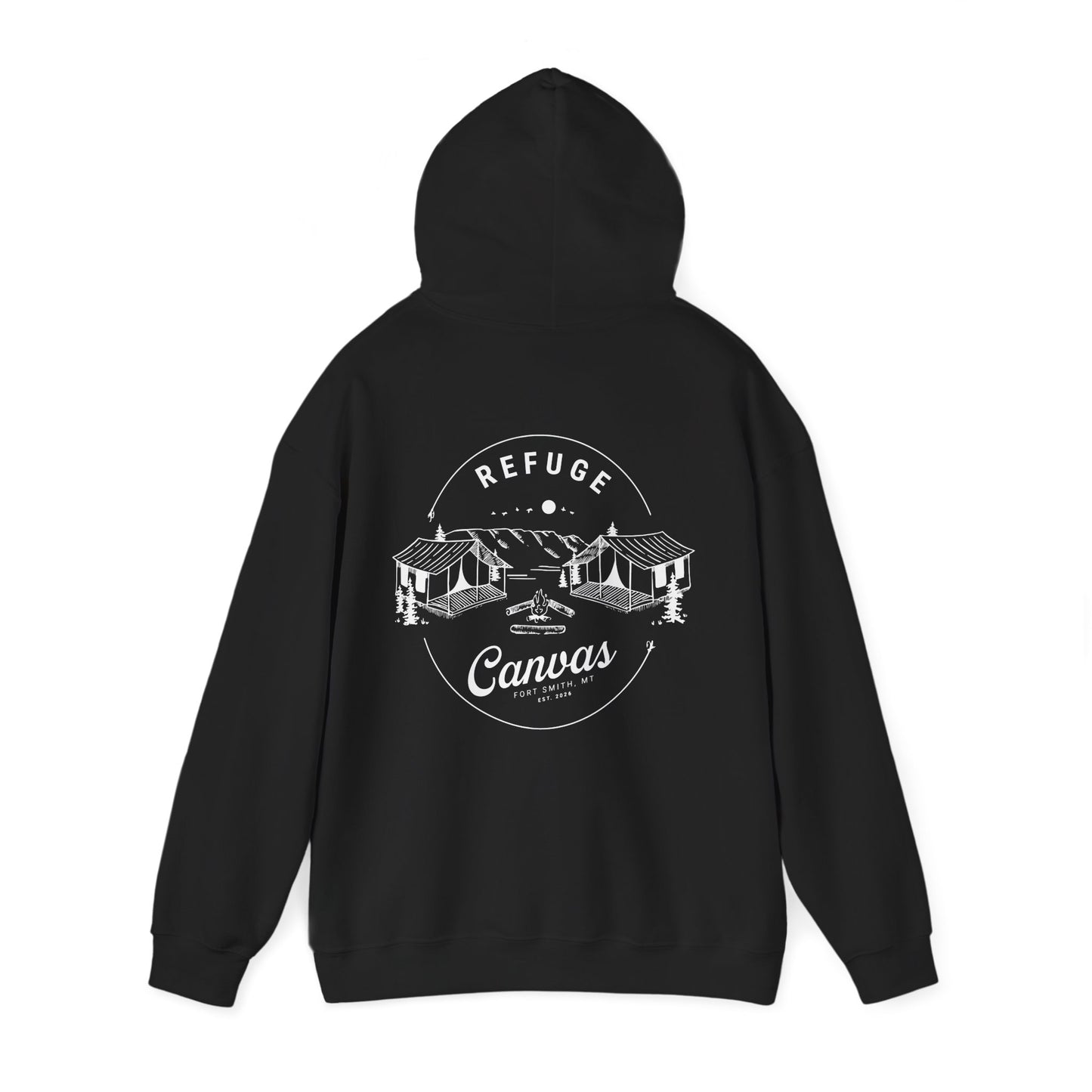 CANVAS X REFUGE DIAMOND HOODIE