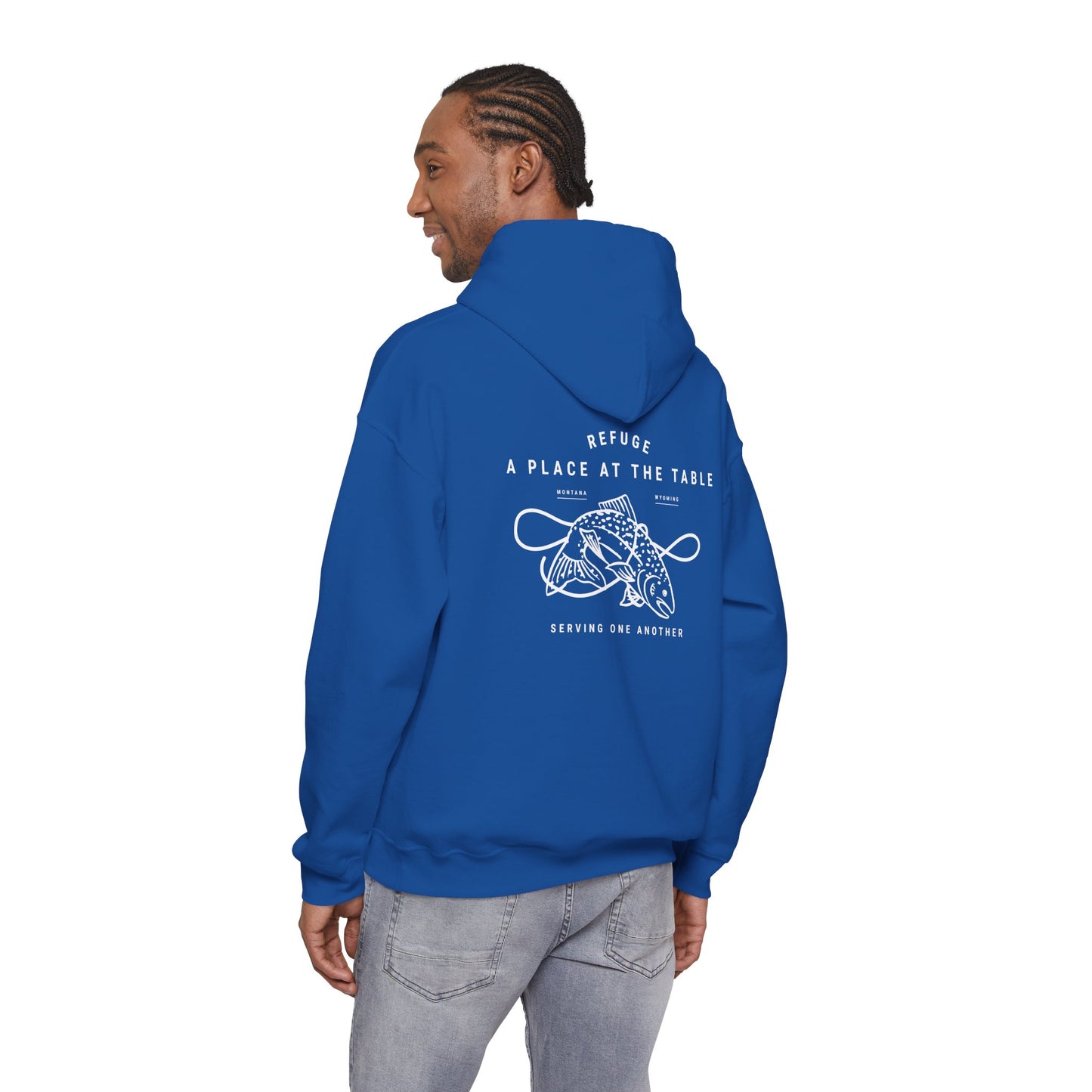 TROUT AT THE TABLE COWBOY X REFUGE CLASSIC HOODIE