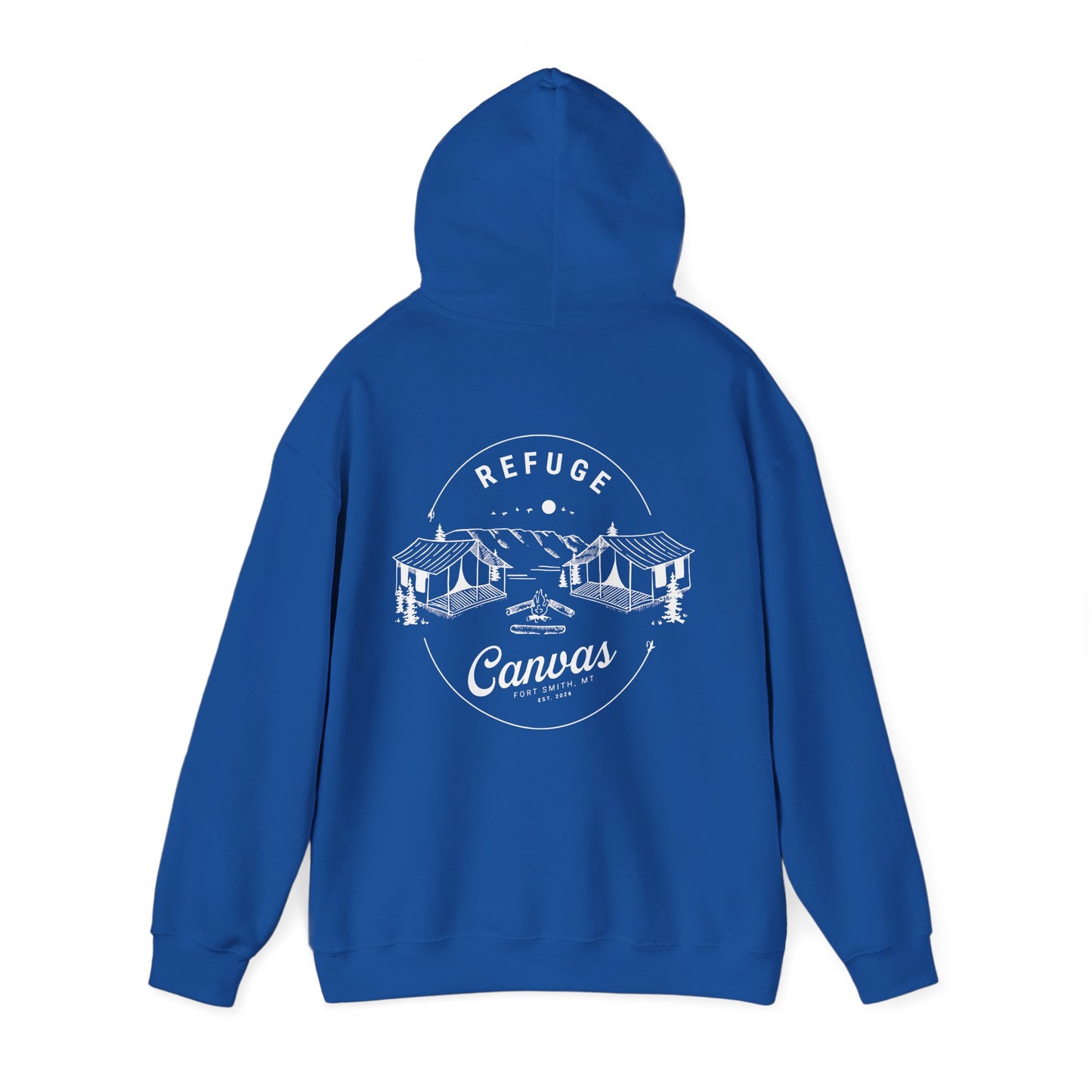 CANVAS X REFUGE DIAMOND HOODIE