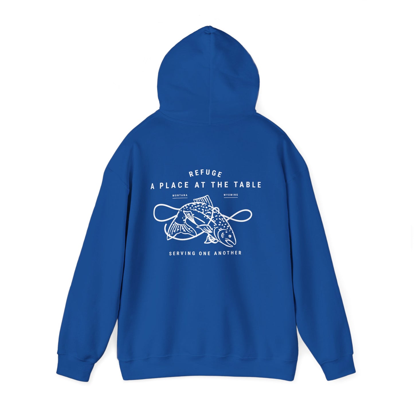 TROUT AT THE TABLE X REFUGE DIAMOND HOODIE