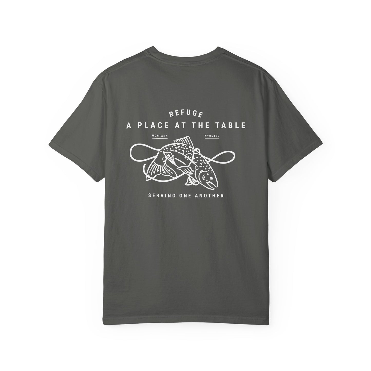 TROUT AT THE TABLE X REFUGE DIAMOND TEE