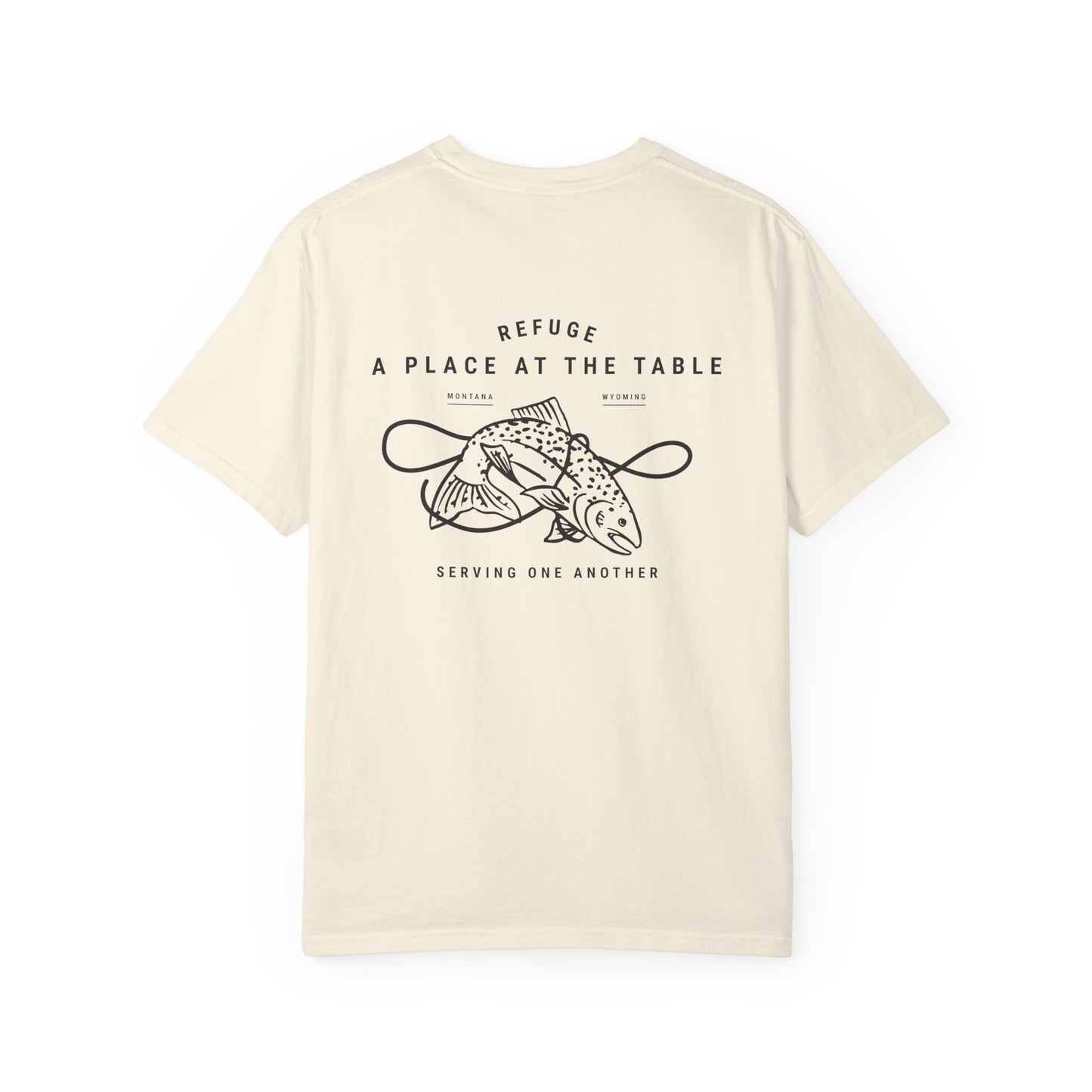 TROUT AT THE TABLE X REFUGE DIAMOND TEE