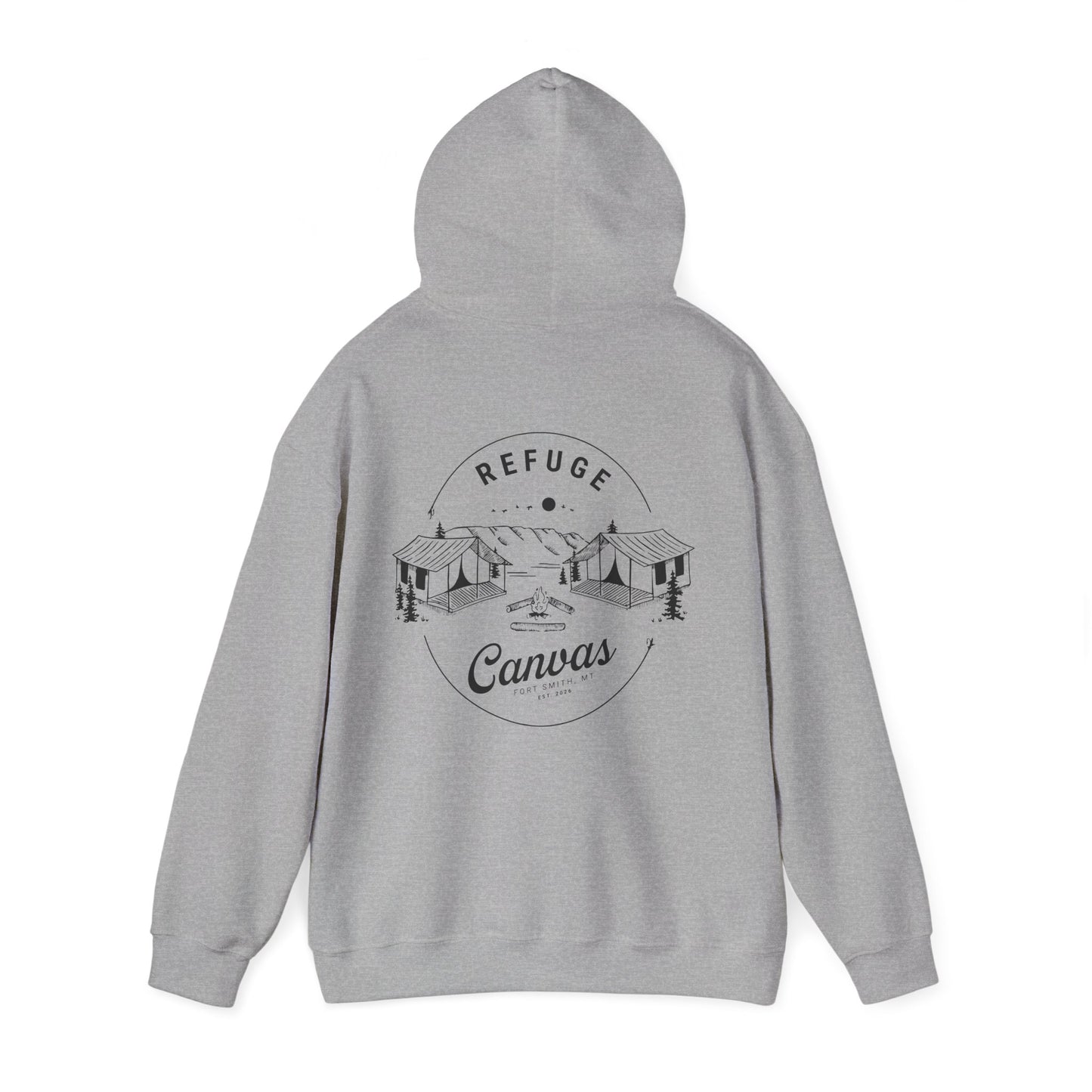 CANVAS X REFUGE DIAMOND HOODIE