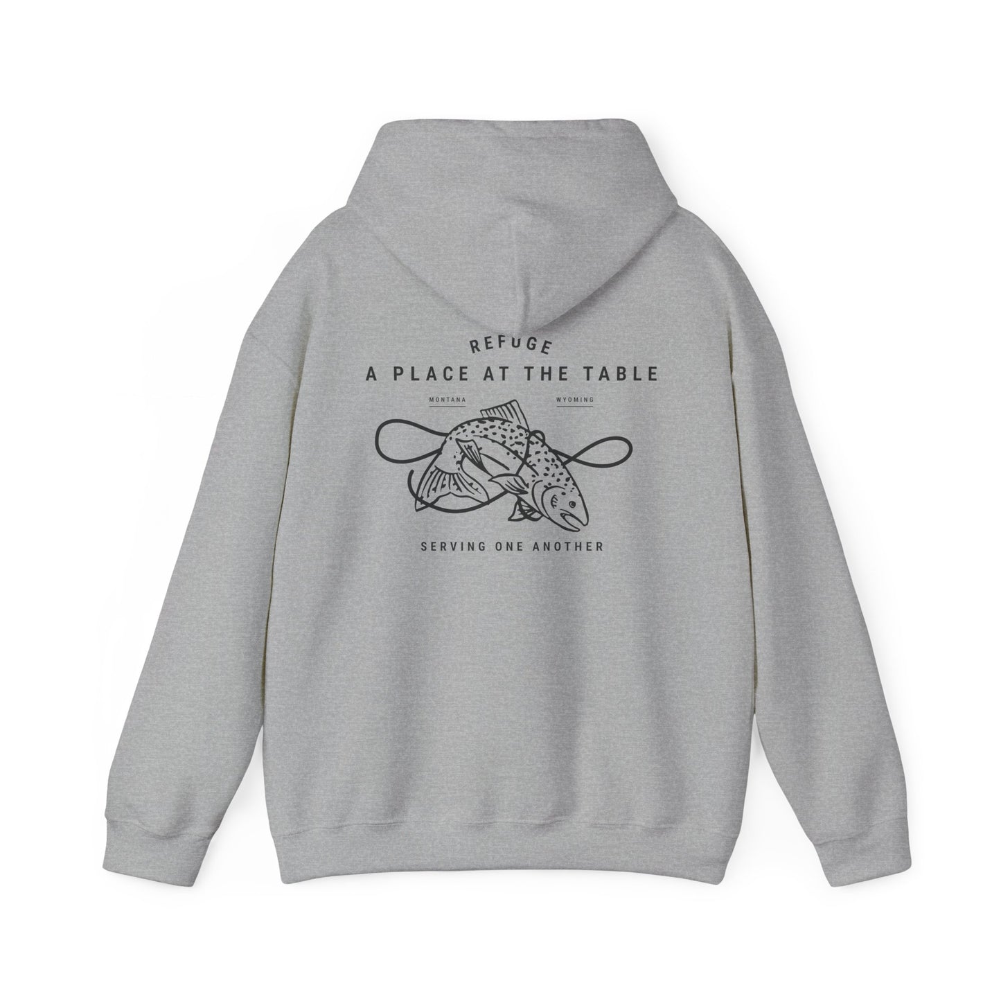 TROUT AT THE TABLE COWBOY X REFUGE CLASSIC HOODIE
