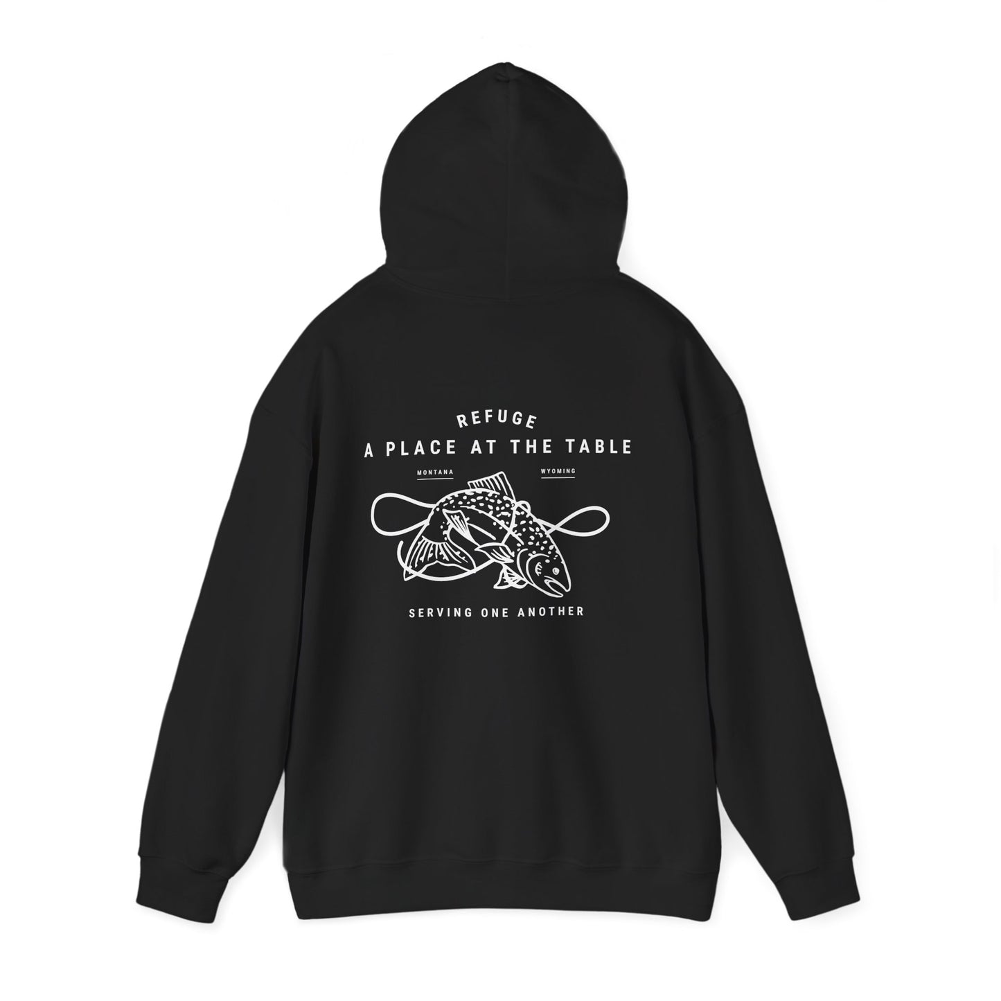 TROUT AT THE TABLE X REFUGE DIAMOND HOODIE