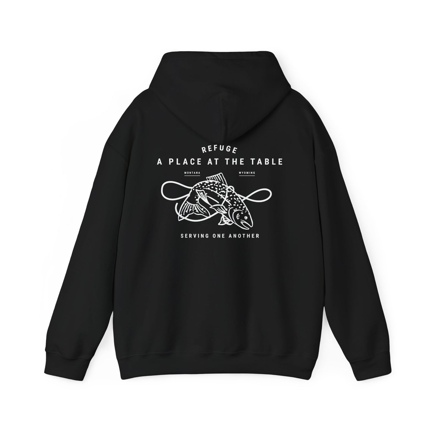 TROUT AT THE TABLE COWBOY X REFUGE CLASSIC HOODIE