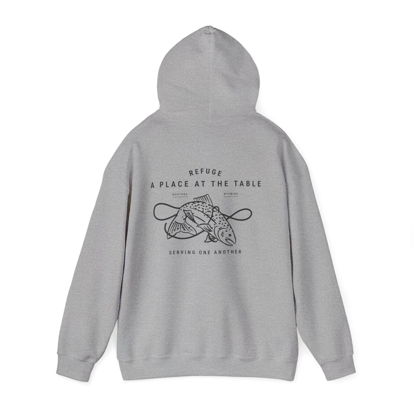 TROUT AT THE TABLE X REFUGE DIAMOND HOODIE