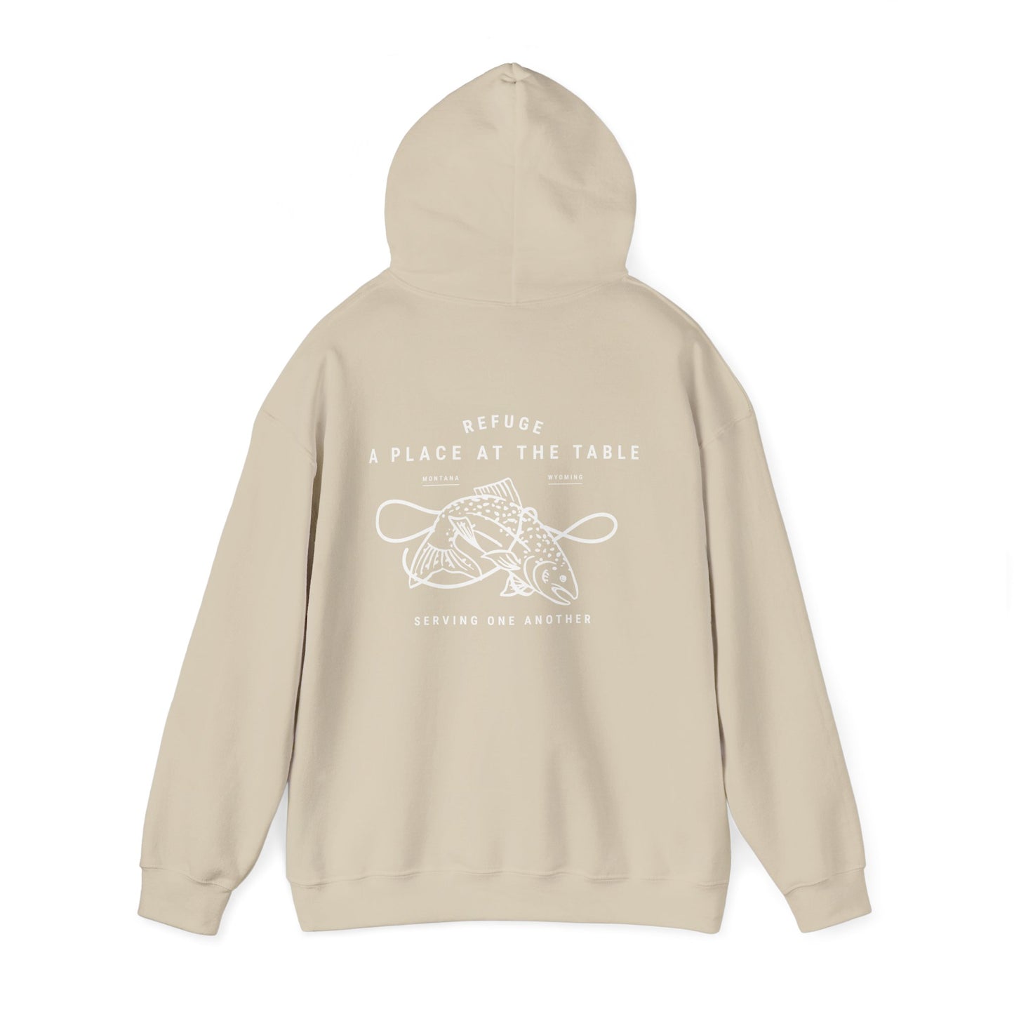 TROUT AT THE TABLE X REFUGE DIAMOND HOODIE